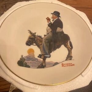 Norman Rockwell Saturday Evening Post Classics The Tourist 1981